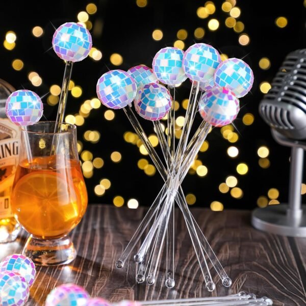 Disco Ball Cocktail Mixing Stick