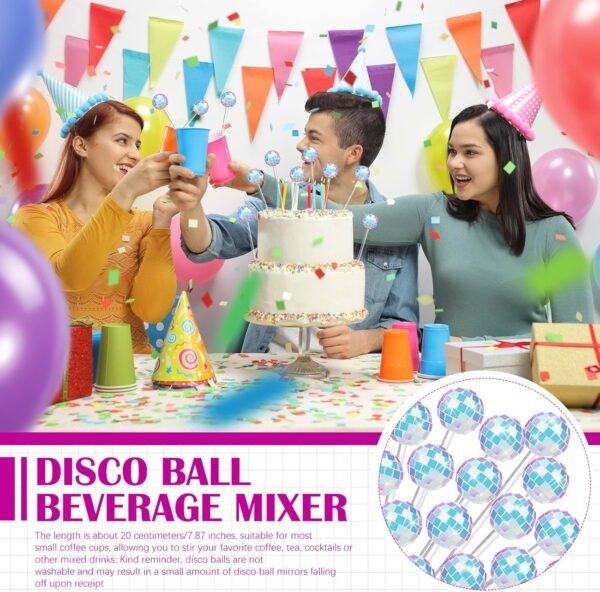 Disco Ball Cocktail Mixing Stick