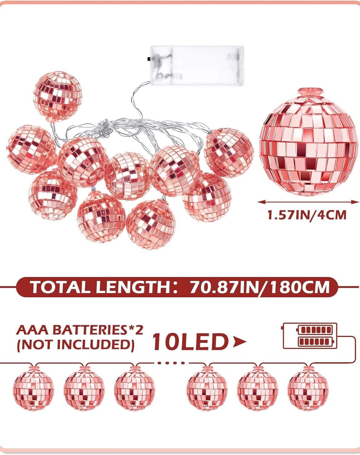 Bola de discoteca LED
