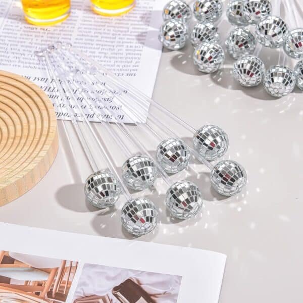 Disco Ball Cocktail Mixing Stick