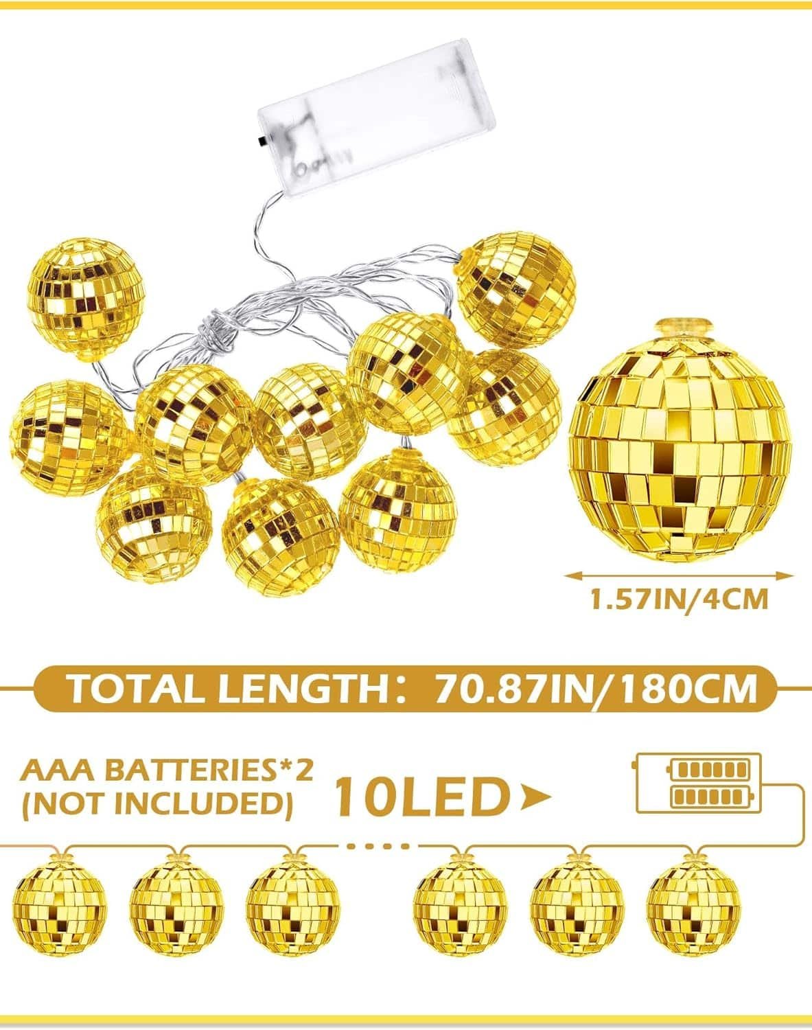 Bola de discoteca LED