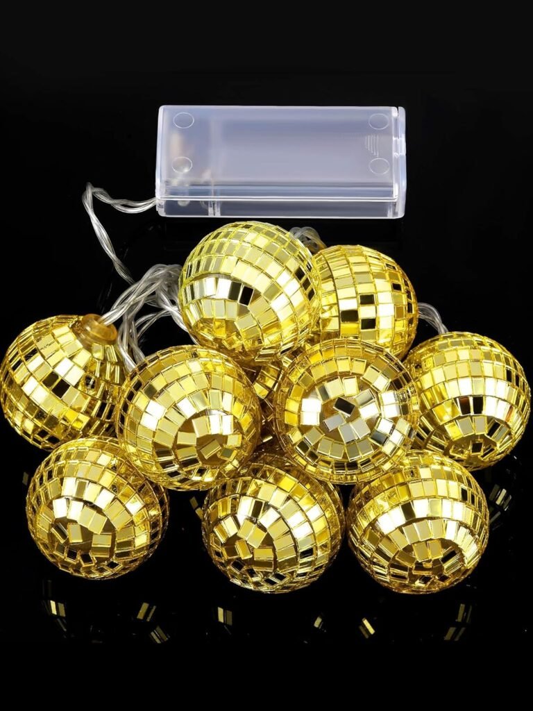 LED disco ball string light