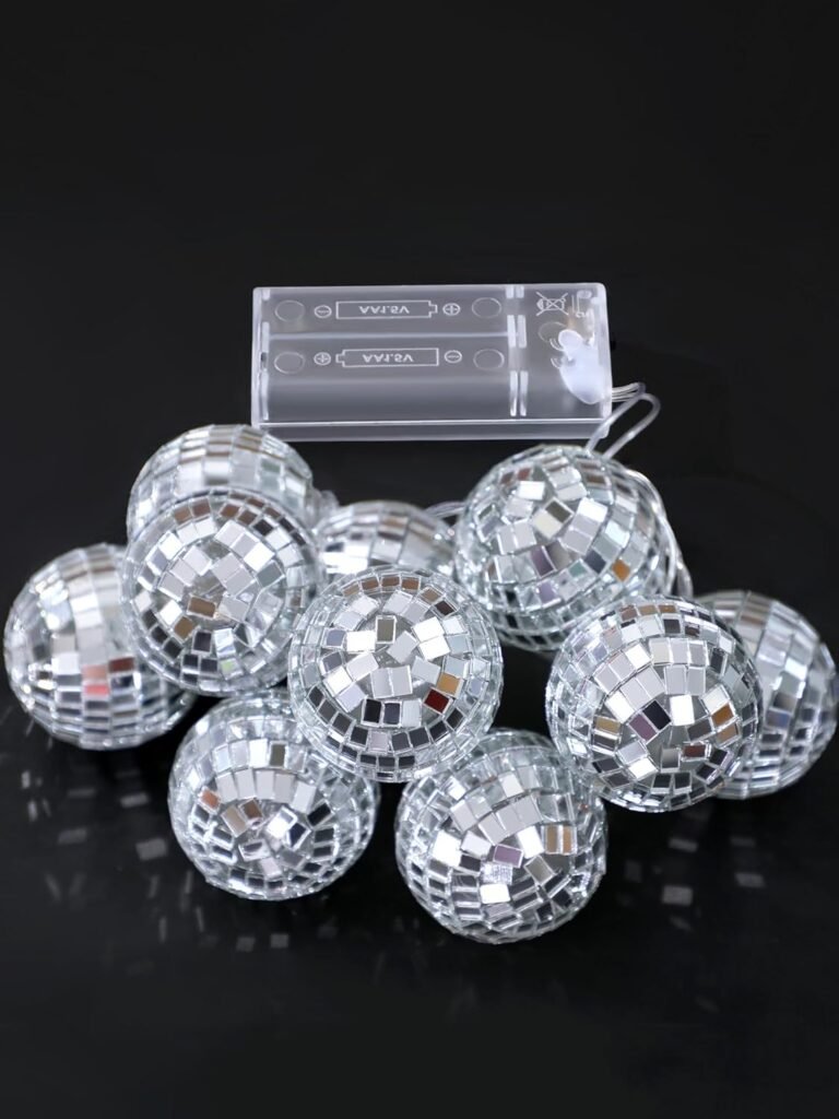 LED disco ball string light