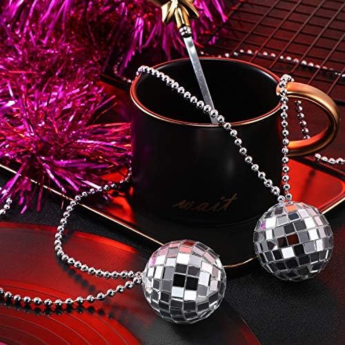 Disco-Kugel Kostüm Halskette