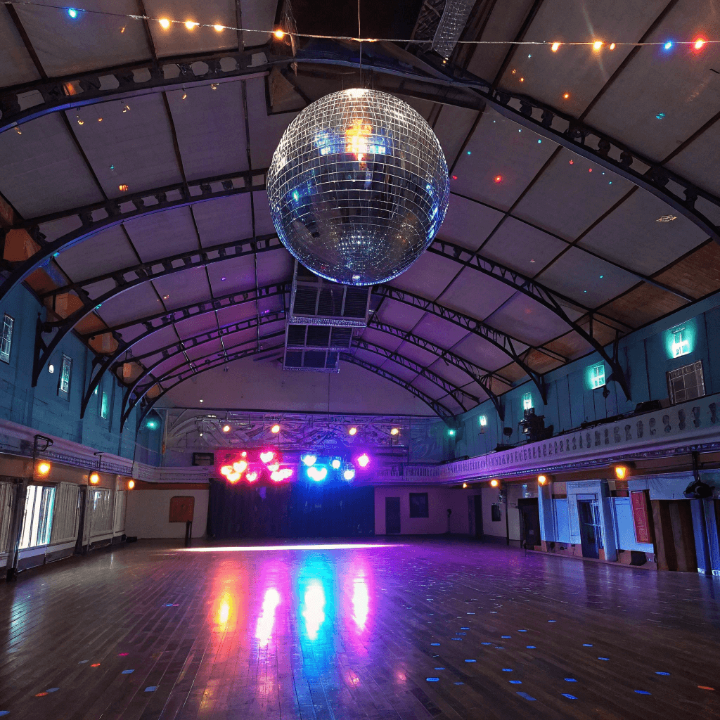 Ceiling height and disco ball size impact