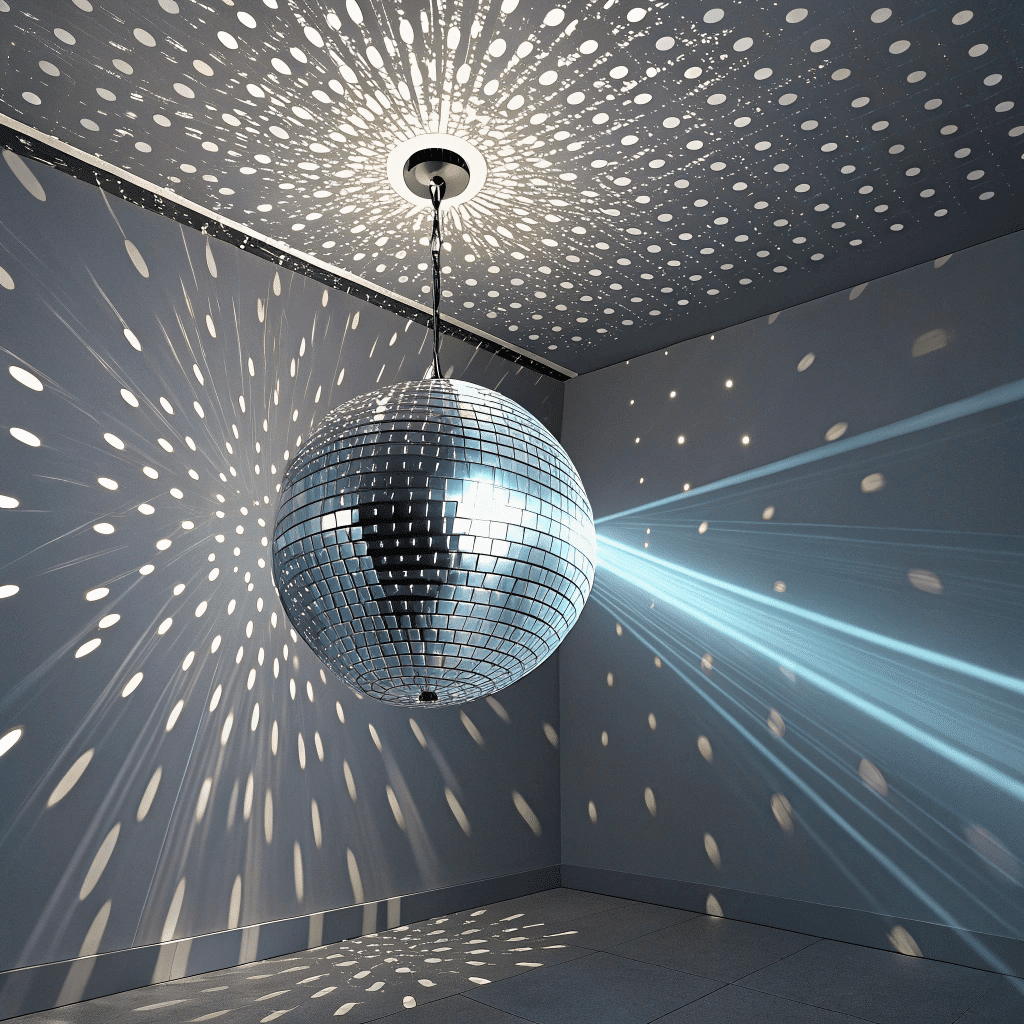How mirror disco balls work