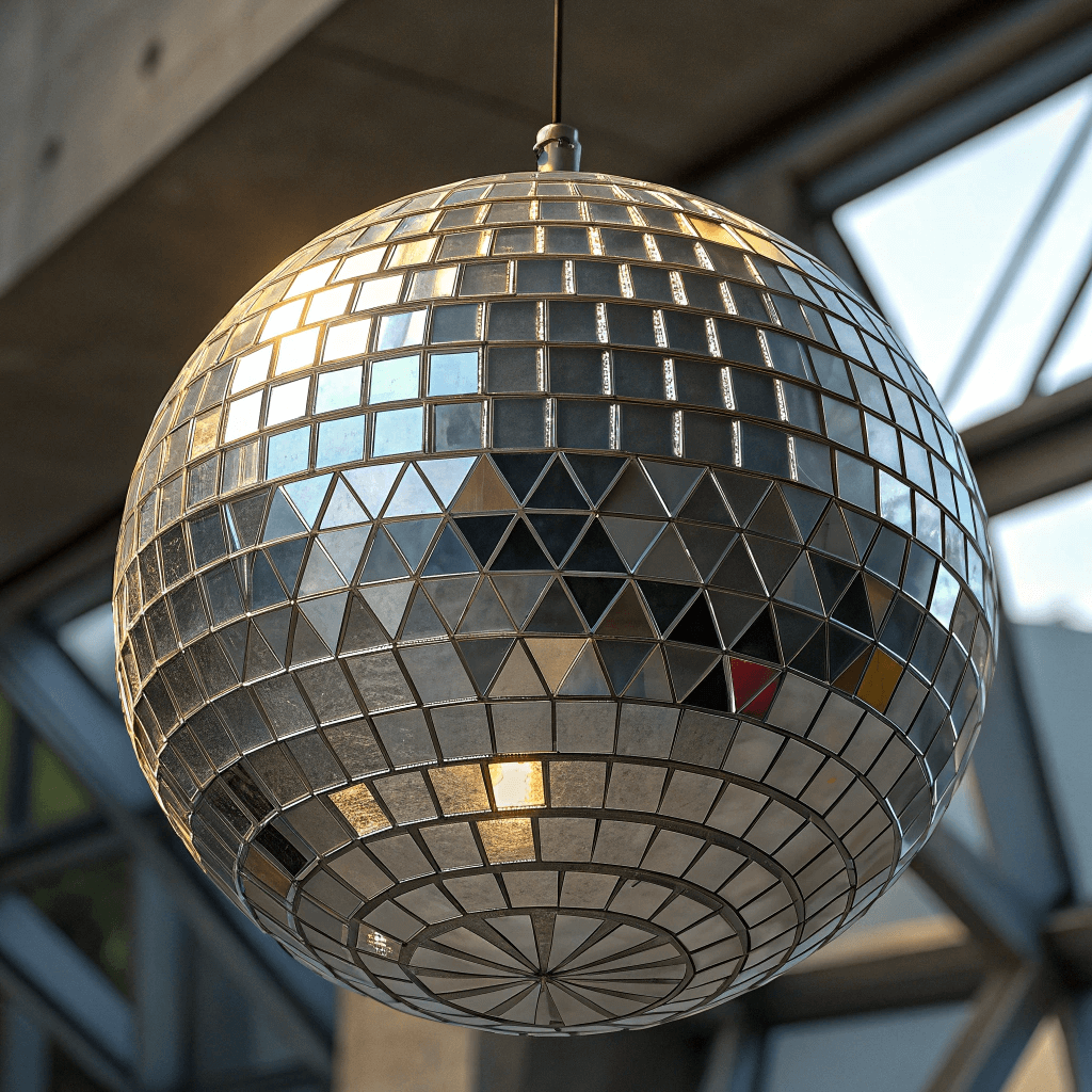 What mirror disco balls are made of