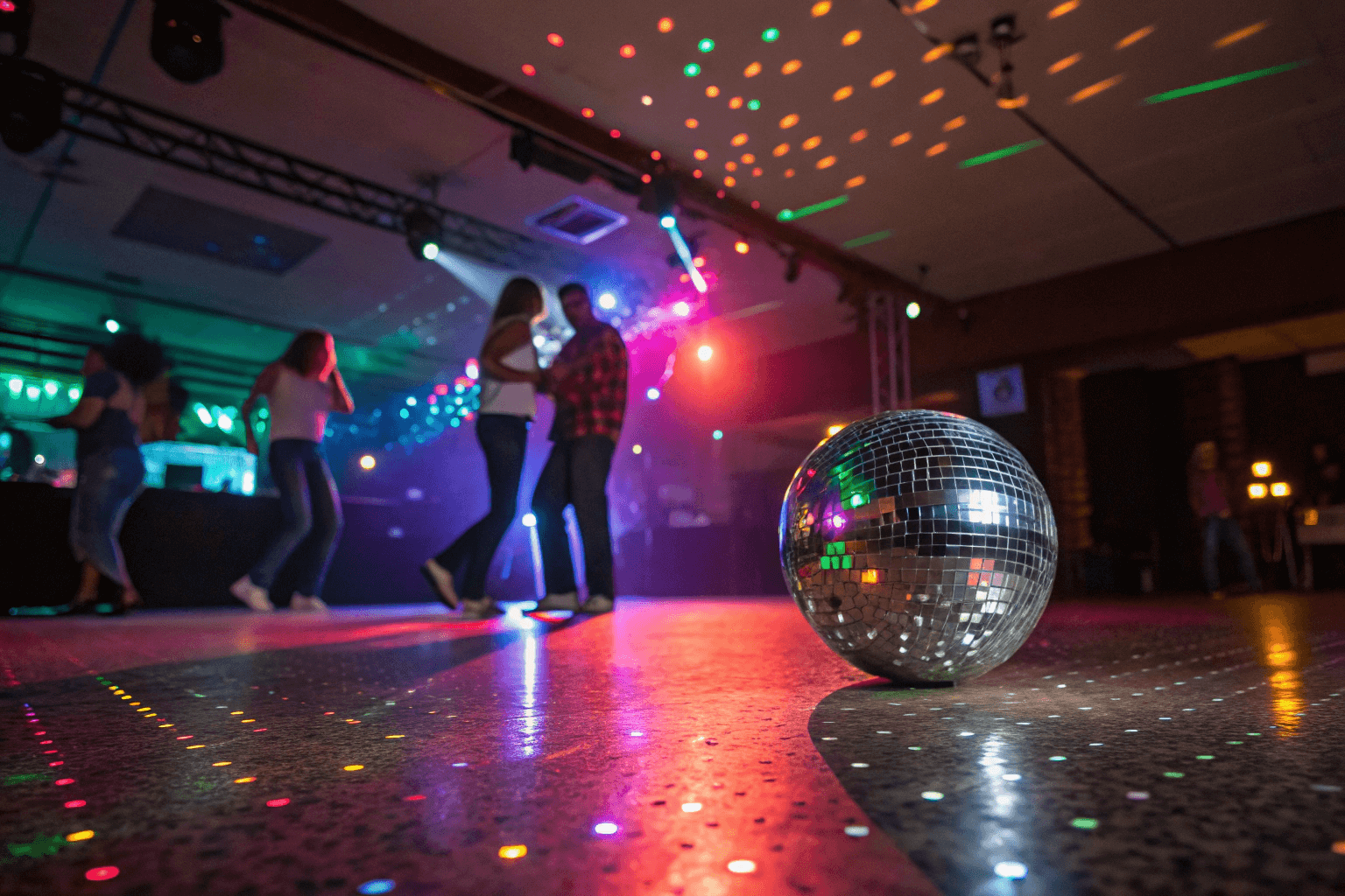 disco ball party lighting